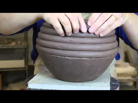 Bridges Pottery - Ceramic Slab and Coil Vessel Demonstration