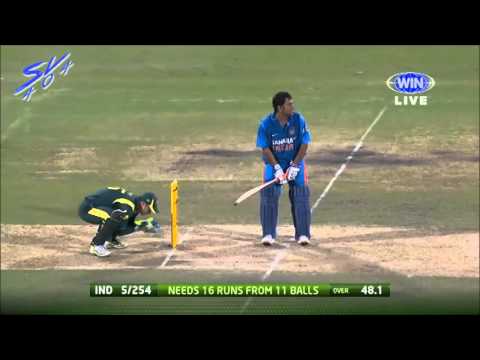 MS Dhoni : The best finisher [India vs Australia]