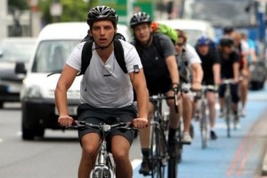 A  network of separate cycle corridors fan out from central London.