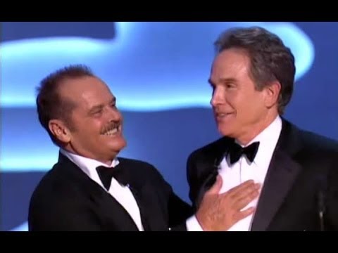 Warren Beatty receiving the Irving G. Thalberg Memorial Award