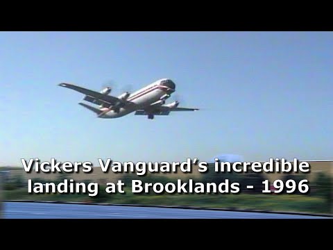 Vickers Vanguard lands at Brooklands -- The incredible story