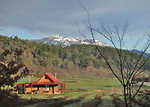 Mudbrick Lavender Lodge Studio with snow: Lavender view cottage in Bright