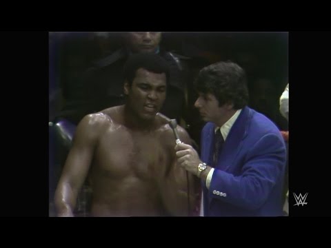 Muhammad Ali wise cracks with "Classy" Freddie Blassie