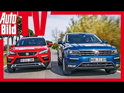 Test VW Tiguan vs. Seat Ateca (2016) - Bruderduell