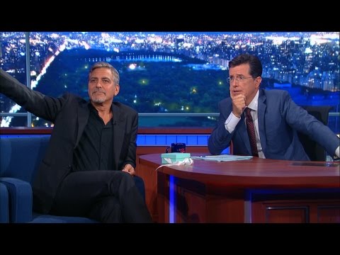 George Clooney Introduces His New Film "Decision Strike"