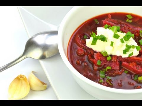 Vegetarian Borscht (Борщ) | Authentic Russian Beet Soup Recipe