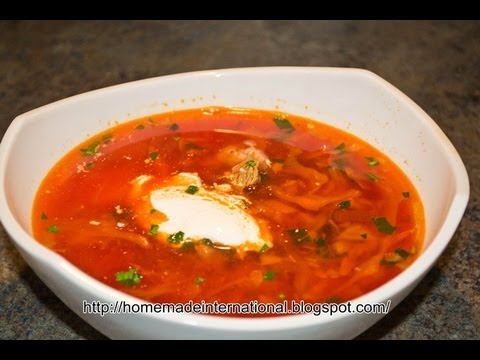 How to make Ukrainian Beef Borscht (Український борщ)