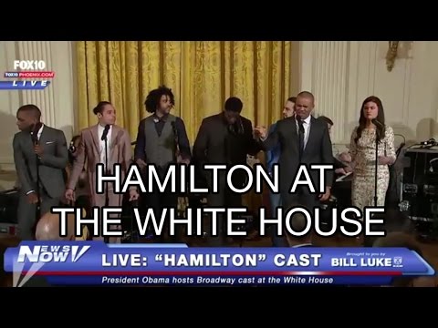 Hamilton FULL Performance at The White House: 'Alexander Hamilton' and 'My Shot', President Obama