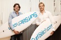 Former Surfstitch CEO Justin Cameron (R), seen here with co-founder Lex Pedersen, is keen to return to the company.
