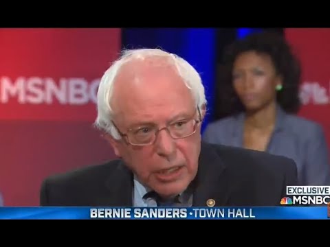 FULL: Bernie Sanders at MSNBC, Democratic Presidential Townhall, Apr 25, 2016