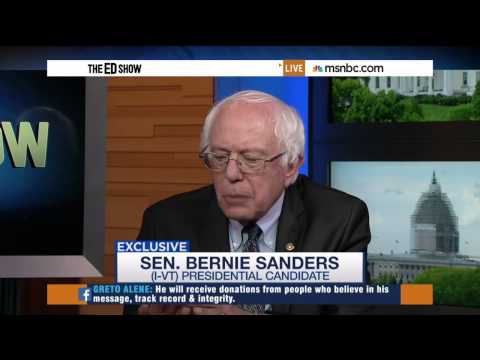 Sen. Bernie Sanders: What would you DO as President? 1st Campaign Interview - Ed Schultz