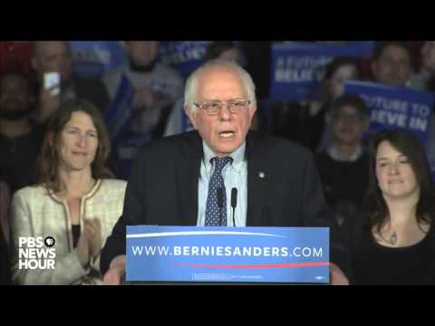 Watch Bernie Sanders' full speech after Iowa caucuses