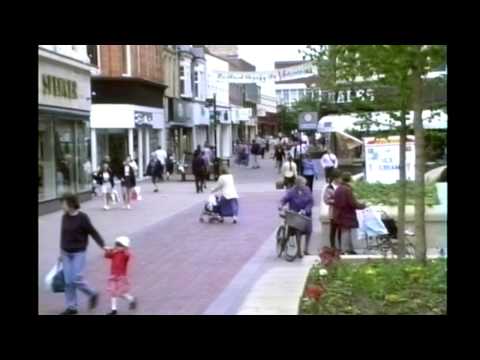 Bedford UK Town Centre 1996