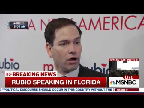 Marco Presser in FL: Donald Trump Is Not A Leader | Marco Rubio for President