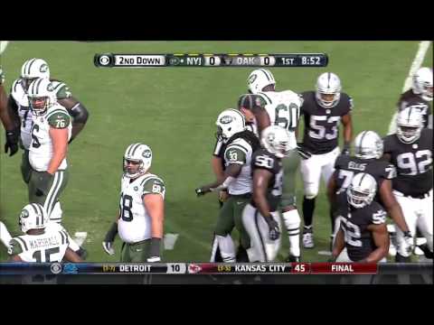 OAKLAND RAIDERS VS NEW YORK JETS WEEK 8 , 2015