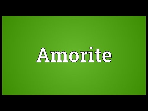 Amorite Meaning