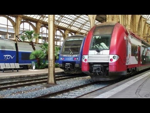 SNCF Nice Railway Station, 60 trains!