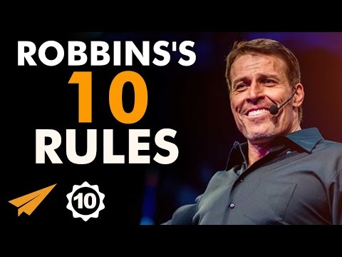 Tony Robbins's Top 10 Rules For Success