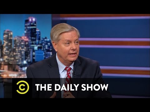 The Daily Show - Lindsey Graham - The Senator Picks His Poison: Ted Cruz vs. Donald Trump