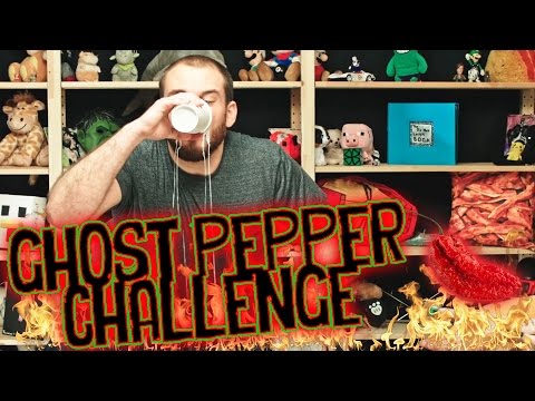 THE GHOST PEPPER CHALLENGE WITH BARNEY! Plus James and Red