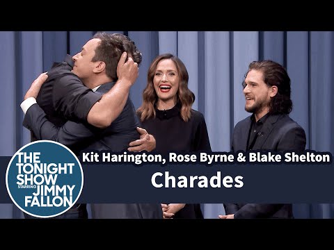 Charades with Kit Harington, Rose Byrne and Blake Shelton