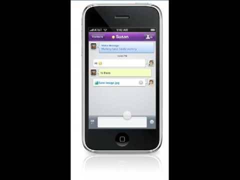 Yahoo! Messenger for iPhone Demo Video