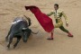 Manuel Jesus "El Cid" performs with a Victorino Martin ranch fighting bull during a bullfight at the Las Ventas ...