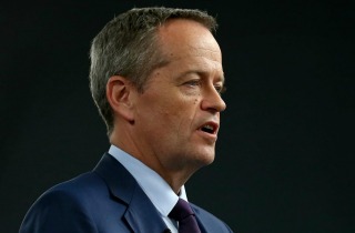 Opposition Leader Bill Shorten during the peoples' forum at the Brisbane Broncos Leagues Club.