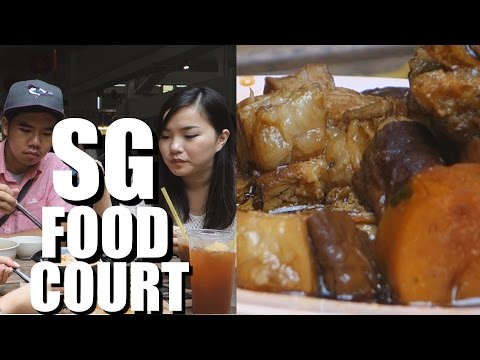 SINGAPORE FOOD court eating experience 2015