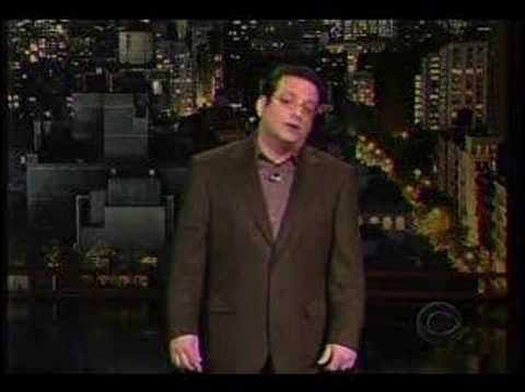 Andy Kindler on Letterman 1/19/07