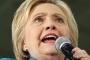 Democratic presidential candidate Hillary Clinton speaks at a rally in California on Saturday.