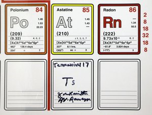 Four New Elements Added to Periodic Table