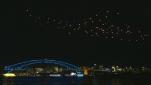 One hundred drones light the sky for Vivid