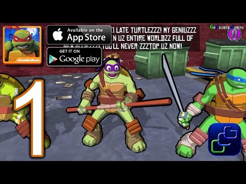 TMNT Portal Power Android iOS Walkthrough - Gameplay Part 1 - New York 1-5