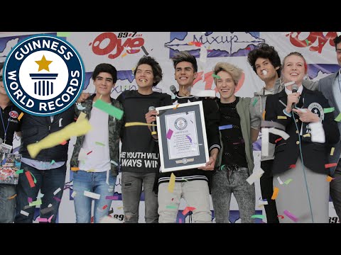 CD9 signs their way into the record books - Guinness World Records