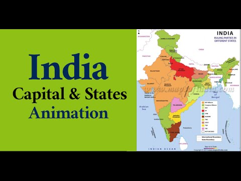 Capital and States in India | Animated Video | Tour the States