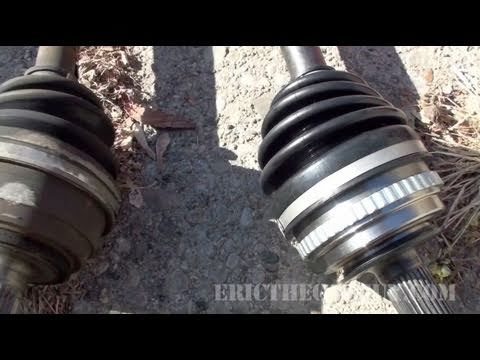 How To Replace a Front Wheel Drive Axle - EricTheCarGuy