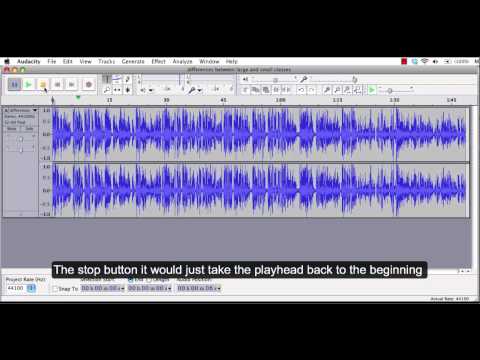 Audacity Tutorial 1: How to import an audio file