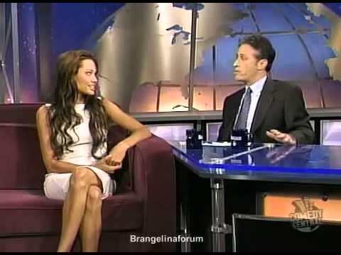 Angelina Jolie interview on The Daily Show