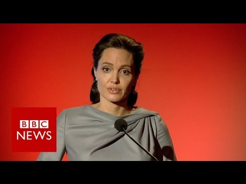 Angelina Jolie Pitt: Refugee system breaking down - BBC News