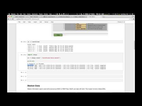 ObsPy:  A Python Toolbox for Seismology