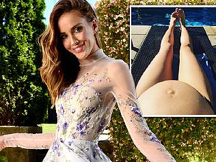 Bec Judd’s blooming belly