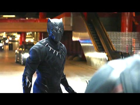 CAPTAIN AMERICA: CIVIL WAR Movie Clip - Black Panther Chase (2016) Marvel Movie HD