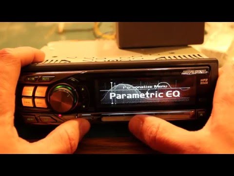 Alpine Electronics CDA-9855 Deck Radio Head Unit Overview