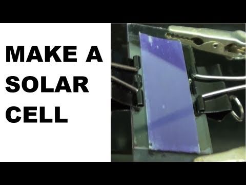 Make a Solar Cell - TiO2/Raspberry based