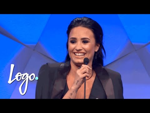 Demi Lovato Gives Shout-Outs to Nick Jonas & Wilmer Valderrama | GLAAD Media Awards 2016