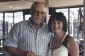 Peter Watson with partner Karen Cassidy.