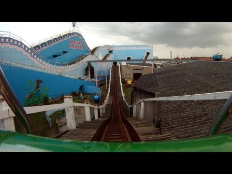 Roller Coaster front seat on-ride HD POV Great Yarmouth Pleasure Beach