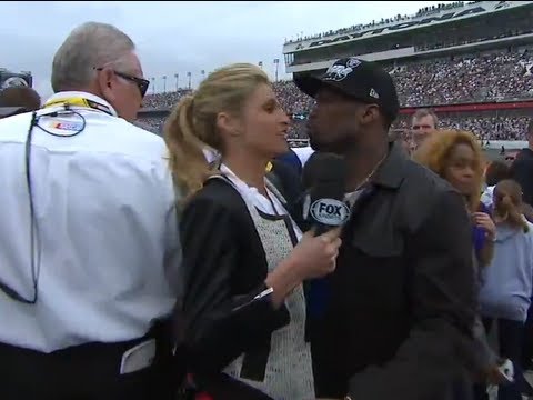 50 Cent awkward kiss with Erin Andrews