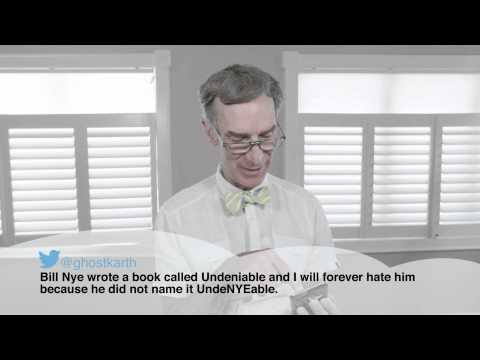 Bill Nye Reading Mean Tweets-- The Bill Nye Film